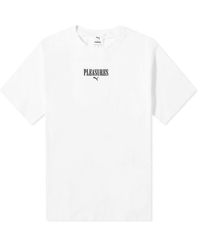 PUMA X Pleasures Graphic T-Shirt - White
