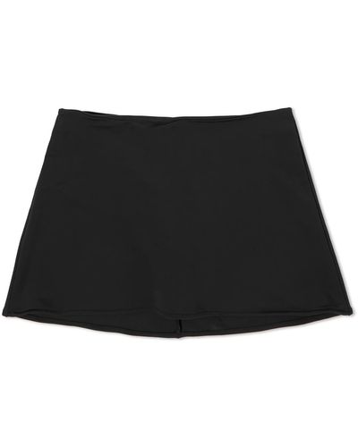 Danielle Guizio Micro Mini Stretch Skirt - Black