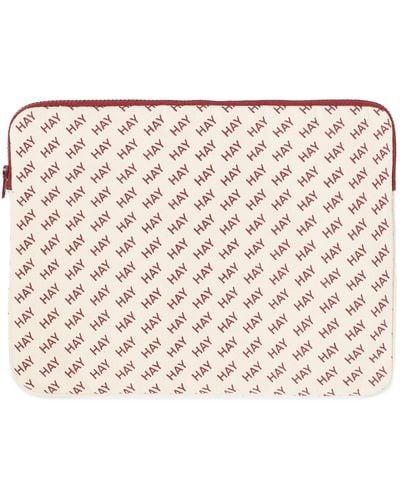 Hay Logo Laptop Cover - Pink