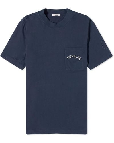 Moncler Pocket T-Shirt - Blue