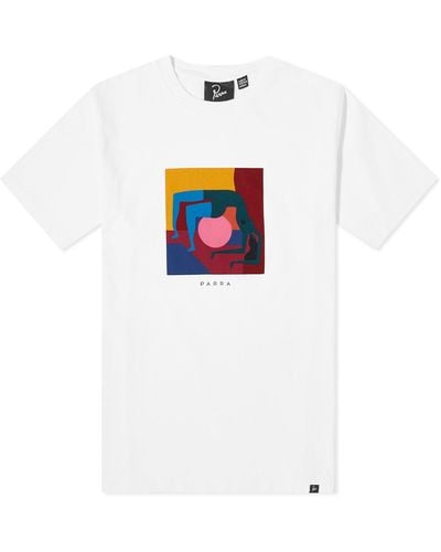by Parra Yoga Balled T-Shirt - White