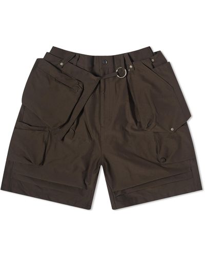 GOOPiMADE Mox-01 Yoroi- Utility Pocket Shorts - Black