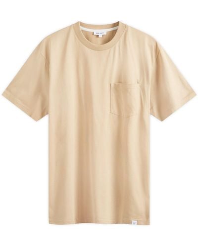 Norse Projects Johannes Organic Pocket T-Shirt - Natural