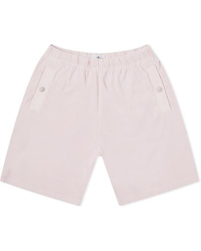 Stone Island Marina Garment Dyed Sweat Shorts - Pink