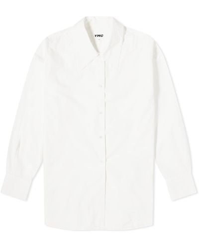 YMC Lena Long Sleeve Shirt - White