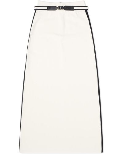 Max Mara Ora Knitted Skirt - White