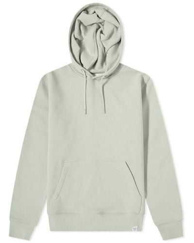 Norse Projects Vagn Classic Popover Hoodie Sunwashed - Green