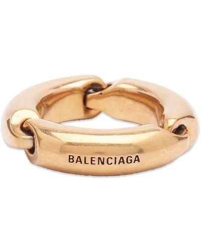 Balenciaga Solid 2.0 Ring - Metallic