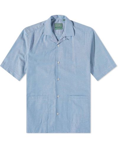 Gitman Vintage Summer Chambray Beach Shirt - Blue