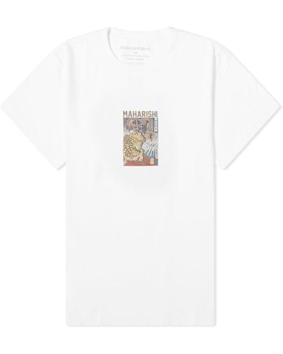 Maharishi Tigers V Dragons T-Shirt - White