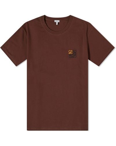 Loewe Anagram T-Shirt - Brown