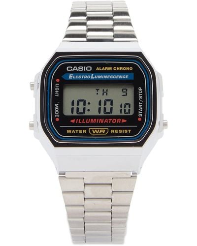 G-Shock Casio Vintage A168Wa Watch - Metallic