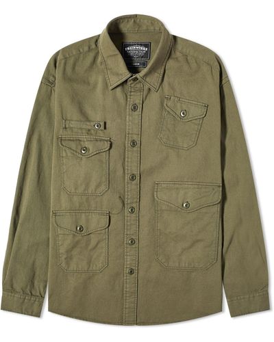 FRIZMWORKS Utility Pocket Shirt Jacket - Green