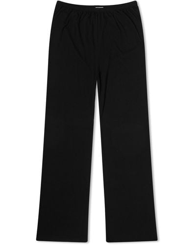 DONNI. Jersey Simple Trousers - Black