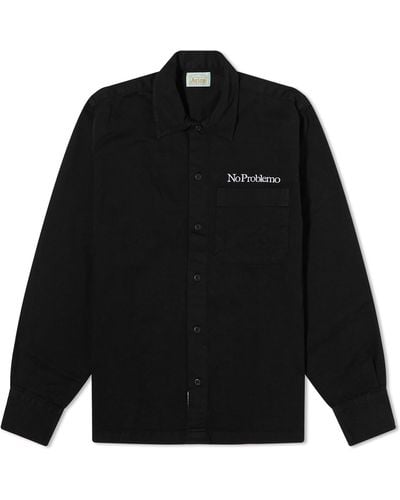Aries Mini Problemo Uniform Over Shirt - Black