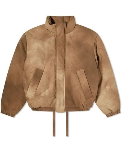 Acne Studios Osam Wave Dyed Padded Jacket - Brown
