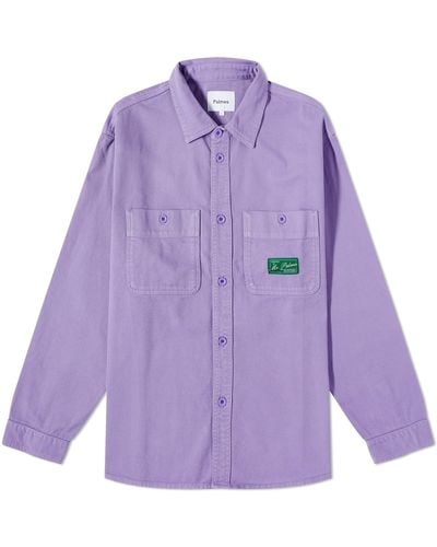 Palmes Mister Overshirt - Purple