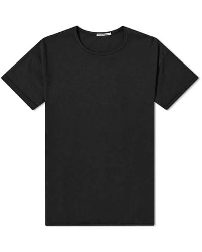 Nudie Jeans Nudie Roger Slub T-Shirt - Black