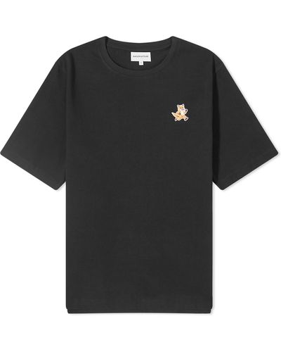 Maison Kitsuné Speedy Fox Patch Comfort T-Shirt - Black