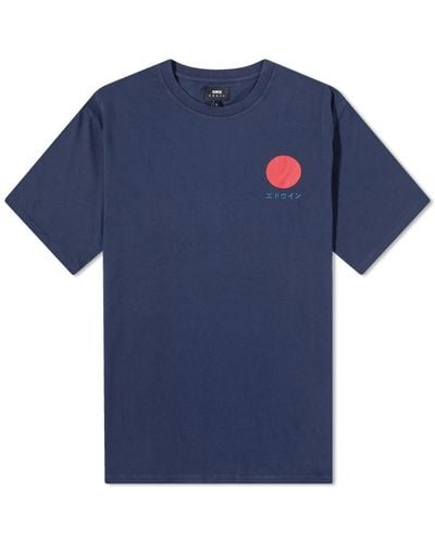 Edwin Japanese Sun T-Shirt - Blue