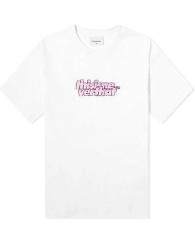 thisisneverthat Gradient Ol-Logo T-Shirt - White