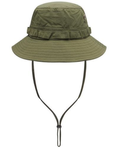 Uniform Bridge Nylon Mesh Jungle Hat - Green