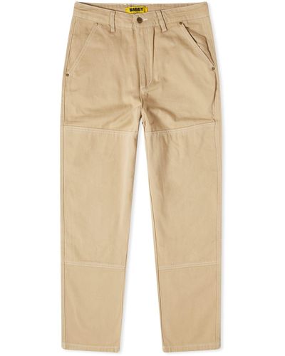 Butter Goods Double Knee Work Pant - Natural