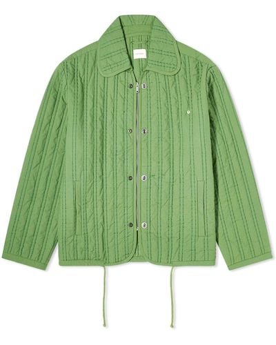 Craig Green Craig Quilted Embroidery Jacket - Green