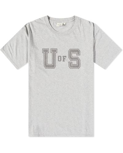 Orslow U Of S T-Shirt - Grey