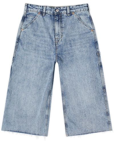 Our Legacy Trade Half Cut Jeans - Blue