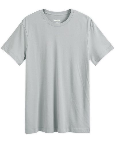Skims Cotton Classic T-Shirt - Grey