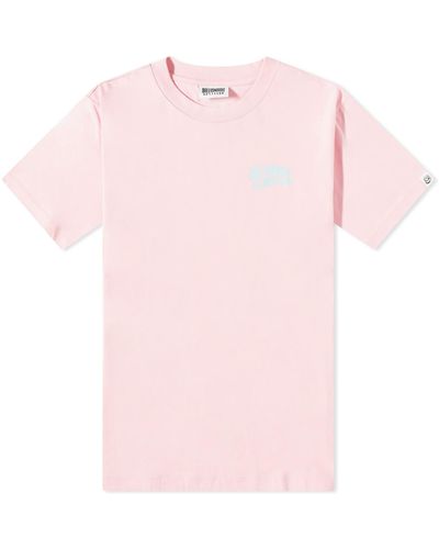 BBCICECREAM Small Arch Logo T-Shirt - Pink