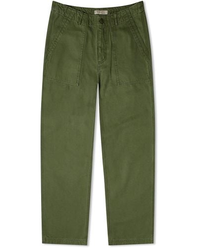 FRIZMWORKS Jungle Cloth Fatigue Trousers - Green
