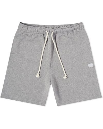 Acne Studios Forge Face Sweat Shorts - Gray