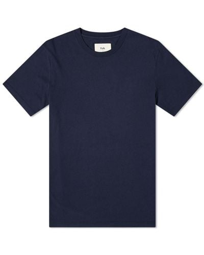 Folk Assembly T-Shirt - Blue