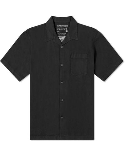 Maharishi Hemp Vacation Shirt - Black