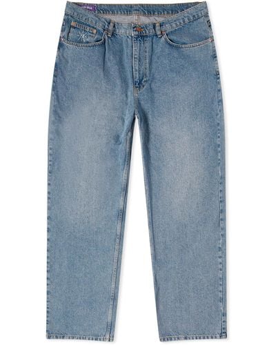 Fucking Awesome Fecke Baggy Denim Jeans - Blue