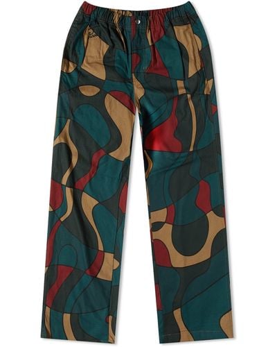 by Parra Trees In Wind Relaxed Pant - Blue