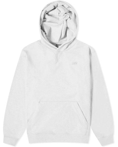 New Balance Nb Athletics French Terry Hoodie - White