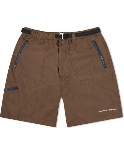 thisisneverthat Hiking Short - Brown