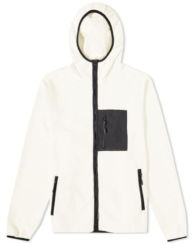 MKI Miyuki-Zoku Polar Fleece Hooded Jacket - White