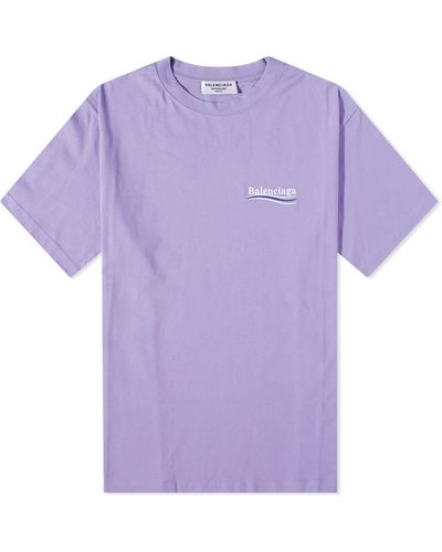 balenciaga purple shirt