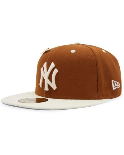 KTZ New York Yankees Trail Mix 59Fifty Cap - Brown