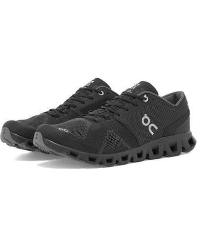 On Shoes The Cloud X Sneakers - Black