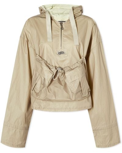 ANDERSSON BELL Arina Lace-Up Anorak Shirt - Natural