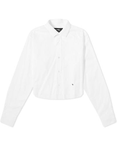 HOMMEGIRLS Cropped Shirts - White