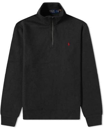 Polo Ralph Lauren Polo Sport Quarter Zip Sweat in Blue for Men Lyst
