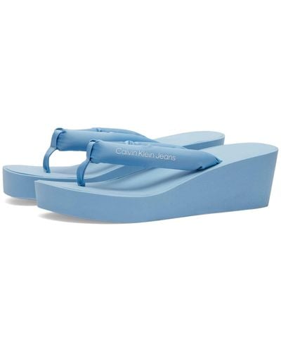 Calvin Klein Padded Flip Flop - Blue