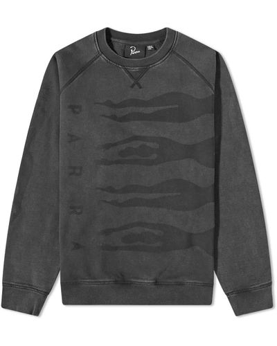 by Parra Swimming With Pets Crew Sweat - Grey