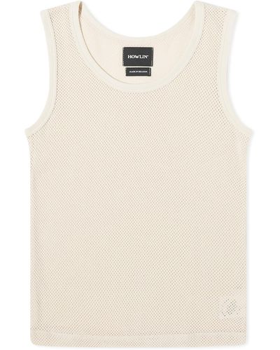 Howlin' Howlin' Close To The End Mesh Vest - Natural
